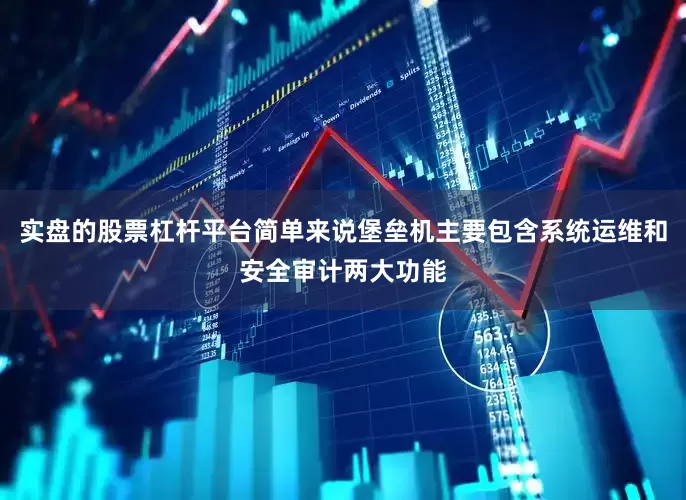 实盘的股票杠杆平台简单来说堡垒机主要包含系统运维和安全审计两大功能